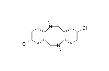 2,8-bis(chloranyl)-5,11-dimethyl-6,12-dihydrobenzo[c][1,5]benzodiazocine