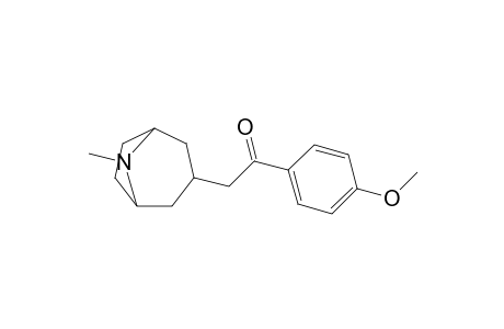 endo-2-(Tropan-3-yl)-1-(p-methoxyphenyl)ethan-1-one