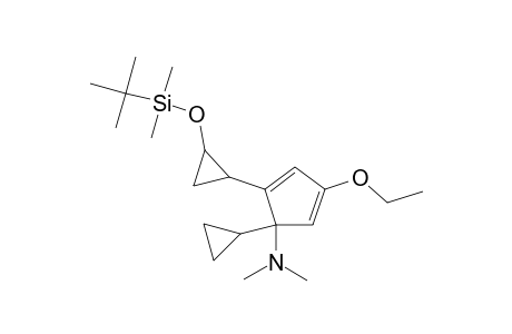 1-[(E)-2'-tert-Butyldimethylsilylcyclopropyl]-5-cyclopropyl-5-(dimethylamino)-3-ethoxy-1,3-cyclopentadiene