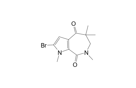 2-Bromanyl-1,5,5,7-tetramethyl-6H-pyrrolo[2,3-c]azepine-4,8-dione