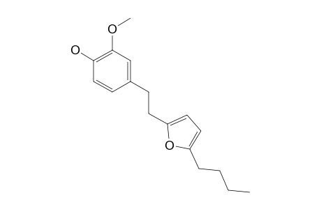 4-[2-(5-BUTYLFURAN-2-YL)-ETHYL]-2-METHOXYPHENOL