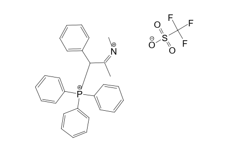 2-METHYLAMINO-1-PHENYL-PROP-1-ENYL-(TRIPHENYL)-PHOSPHONIUM-TRIFLUOROMETHANESULFONATE;(E,Z)-ISOMER