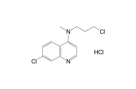 7-chloro-4-[(3-chloropropyl)methylamino]quinoline, hydrochloride