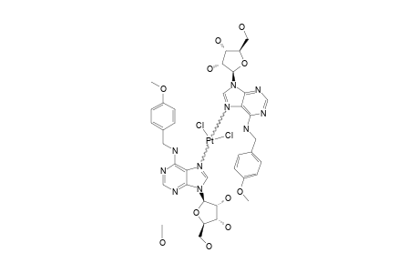 (TRANS)-[PTCL2-[N6-(4-METHOXYBENZYL)-ADENOSINE]2]-CH3OH