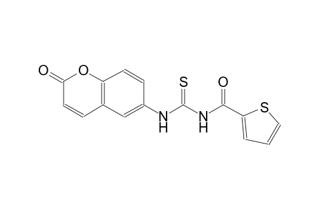 N-(2-oxo-2H-chromen-6-yl)-N'-(2-thienylcarbonyl)thiourea