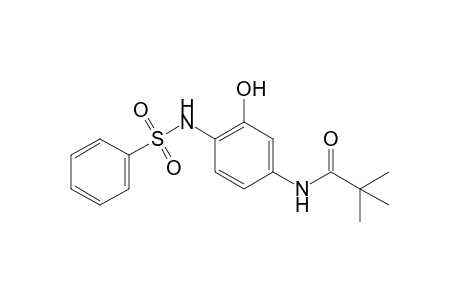 4'-(benzenesulfonamido)-2,2-dimethyl-3'-hydroxypropionanilide