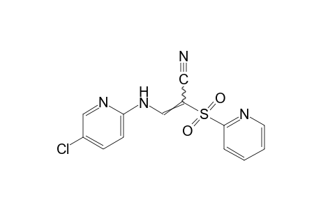 3-[(5-chloro-2-pyridyl)amino]-2-[(2-pyridyl)sulfonyl]acrylonitrile