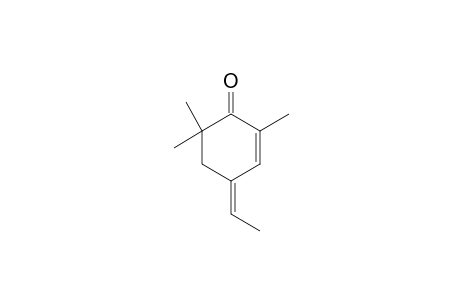 (4Z)-4-ethylidene-2,6,6-trimethylcyclohex-2-en-1-one