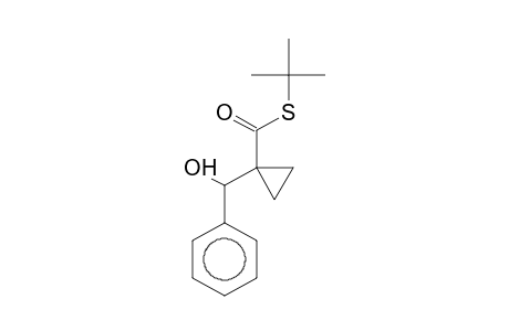 1-(Hydroxyphenylmethyl)cyclopropanecarbothioic acid, S-t-butyl ester