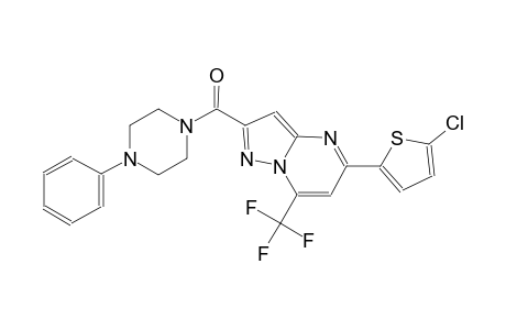 5-(5-chloro-2-thienyl)-2-[(4-phenyl-1-piperazinyl)carbonyl]-7-(trifluoromethyl)pyrazolo[1,5-a]pyrimidine