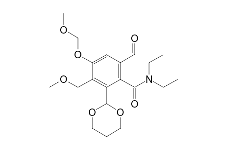 2-[1',3']dioxane-2'-yl-N,N-diethyl-6-formyl-4-methoxymethoxy-3-methoxymethylbenzamide