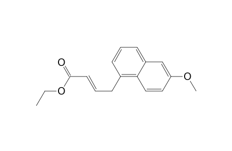 2-Butenoic acid, 4-(6-methoxy-1-naphthalenyl)-, ethyl ester, (E)-