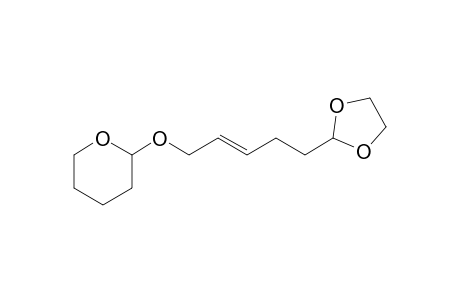 2-(5-Tetrahydro-2H-pyranyloxypent-3-enyl)-1,3-dioxolane