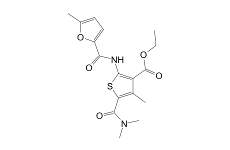 5-(dimethylcarbamoyl)-4-methyl-2-[(5-methyl-2-furoyl)amino]thiophene-3-carboxylic acid ethyl ester