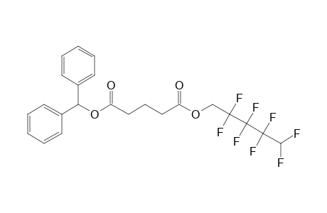 Glutaric acid, 2,2,3,3,4,4,5,5-octafluoropentyl diphenylmethyl ester