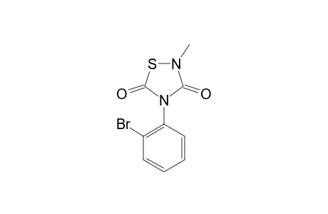 4-(2-BROMOPHENYL)-2-METHYL-1,2,4-THIADIAZOLIDINE-3,5-DIONE