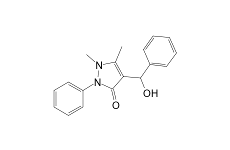 4-(Hydroxyphenylmethyl)-1,5-dimethyl-2-phenyl-1,2-dihydropyrazol-3-one