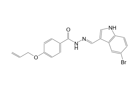 benzoic acid, 4-(2-propenyloxy)-, 2-[(E)-(5-bromo-1H-indol-3-yl)methylidene]hydrazide