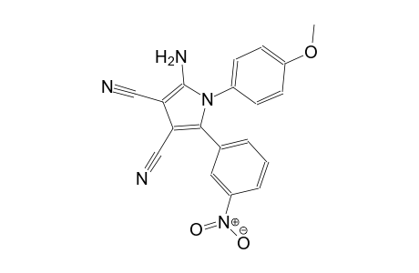 2-Amino-1-(4-methoxyphenyl)-5-(3-nitrophenyl)pyrrole-3,4-dicarbonitrile