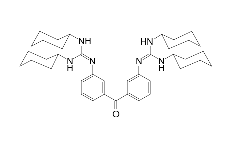 bis(N',N"-Dicyclohexyl)-3,3'-N-(benzophenone)guanidine