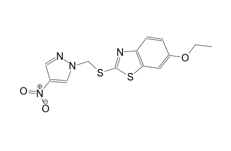 6-ethoxy-2-{[(4-nitro-1H-pyrazol-1-yl)methyl]sulfanyl}-1,3-benzothiazole