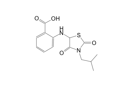 benzoic acid, 2-[[3-(2-methylpropyl)-2,4-dioxo-5-thiazolidinyl]amino]-
