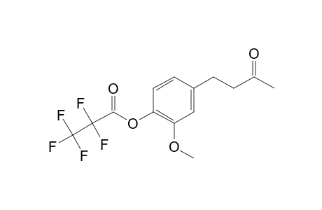 Zingerone, pentafluoropropionate