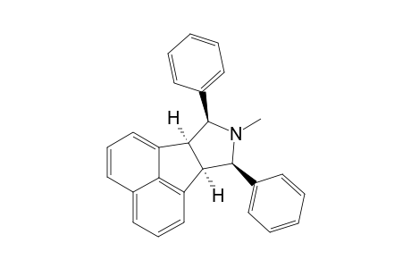 7H-Acenaphtho[1,2-c]pyrrole, 6b,8,9,9a-tetrahydro-8-methyl-7,9-diphenyl-, (6b.alpha.,7.beta.,9.beta.,9a.alpha.)-