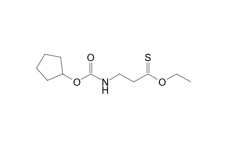 O-Ethyl 3-[(cyclopentyloxycarbonyl)amino]propane-1-thioate