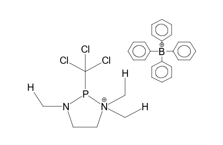 1,3,3-TRIMETHYL-2-TRICHLOROMETHYL-1-AZA-3-AZANIO-2-PHOSPHOLANETETRAPHENYLBORATE