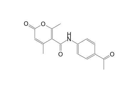 N-(4-acetylphenyl)-4,6-dimethyl-2-oxo-2H-pyran-5-carboxamide