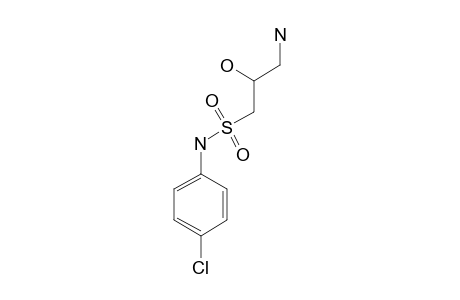3-AMINO-N-(4-CHLOROPHENYL)-2-HYDROXY-PROPANE-1-SULFONAMIDE