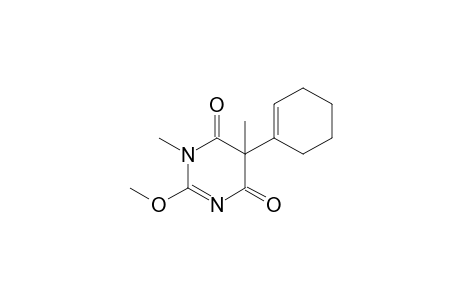Hexobarbital-2(or 4)-methyl derivative