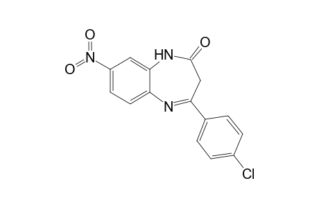 8-Nitro-4-(4-chlorophenyl)-1H-1,5-benzodiazepin-2(3H)-one