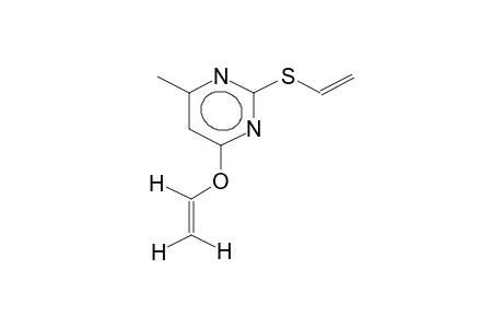 6-METHYL-2-VINYLTHIO-4-VINYLOXYPYRIMIDINE