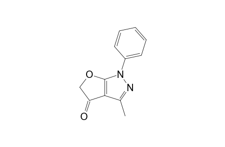 3-Methyl-1-phenyl-1H-furo[2,3-c]pyrazol-4-(5H)-one