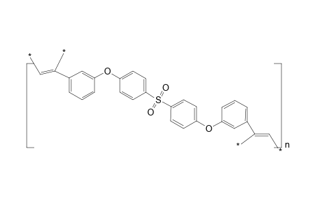Poly{bis[4-(3-ethynylphenoxy)phenyl] sulfone}