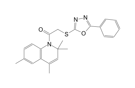 quinoline, 1,2-dihydro-2,2,4,6-tetramethyl-1-[[(5-phenyl-1,3,4-oxadiazol-2-yl)thio]acetyl]-