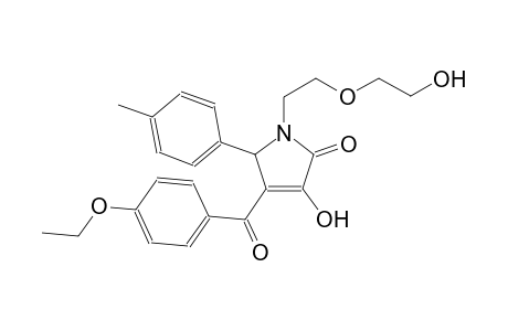 4-(4-ethoxybenzoyl)-3-hydroxy-1-[2-(2-hydroxyethoxy)ethyl]-5-(4-methylphenyl)-1,5-dihydro-2H-pyrrol-2-one
