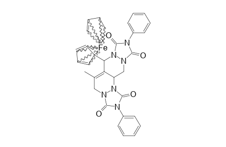 N,N-DIPHENYL-5-FERROCENYL-4-METHYL-1,2,3,5,6,7,8,9-OCTAHYDROPYRIDAZINO-[4,5-C]-PYRIDAZINE-1,2,6,7-TETRACARBOXIMIDE