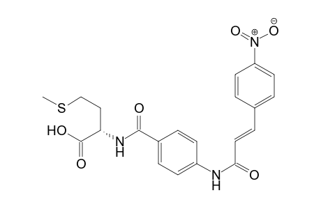 N-[4-(4-Nitrocinnamoylamino)benzoyl]methionine