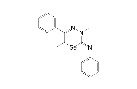 2-Phenylimino-3,6-dimethyl-5-phenyl-2,3-dihydro-6H-1,3,4-selenadiazine