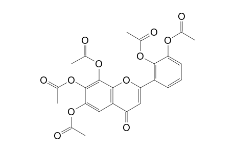 2',3',6,7,8-pentahydroxyflavone, pentaacetate