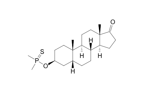 Androstan-17-one, 3-[(dimethylphosphinothioyl)oxy]-, (3.beta.,5.beta.)-