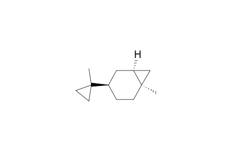 Bicyclo[4.1.0]heptane, 1-methyl-4-(1-methylcyclopropyl)-, (1.alpha.,4.beta.,6.alpha.)-