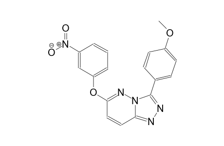 [1,2,4]triazolo[4,3-b]pyridazine, 3-(4-methoxyphenyl)-6-(3-nitrophenoxy)-