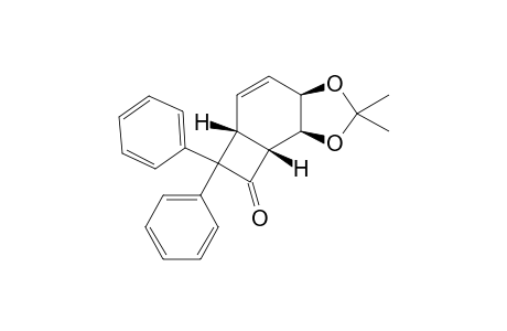(3aR,5aR,7aR,7bS)-2,2-dimethyl-6,6-diphenyl-3a,5a,7a,7b-tetrahydrocyclobuta[g][1,3]benzodioxol-7-one