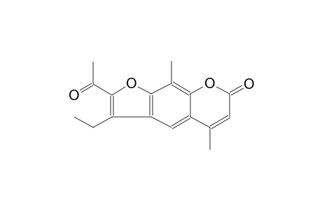 7H-furo[3,2-g][1]benzopyran-7-one, 2-acetyl-3-ethyl-5,9-dimethyl-