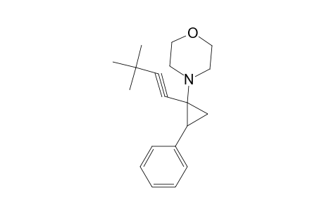 4-[1-(3,3-dimethyl-1-butynyl)-2-phenylcyclopropyl]morpholine