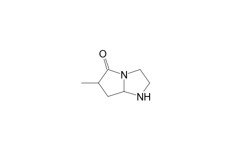5H-Pyrrolo[1,2-a]imidazol-5-one, hexahydro-6-methyl-